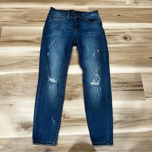Judy Blue Relaxed Fit Distressed Dark Wash Jeans Women’s 29